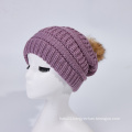 Warm knitted hat for winter for women